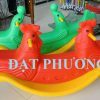 BẬP BÊNH 2 CHỖ NGỒI NHỰA NHẬP KHẨU CHO TRƯỜNG MẦM NON, KHU VUI CHƠI